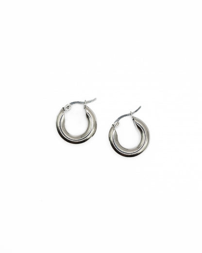 Waterproof hoop earrings